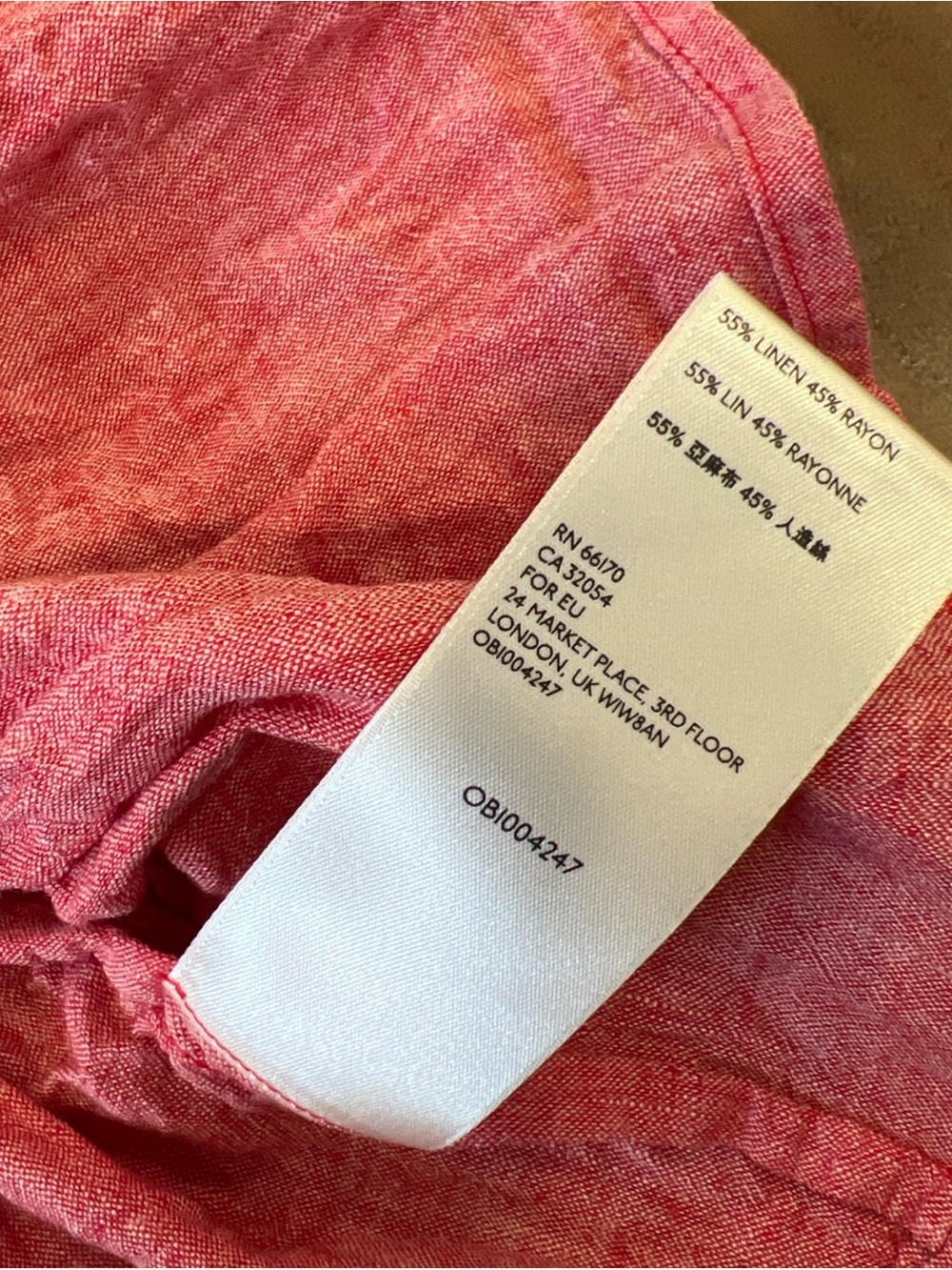 maeve anthropologie Schuyler Smocked Peplum Top XS Red Linen Feminine Preppy - Picture 6 of 7